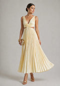 Valentina | Vestido cruzado brillante